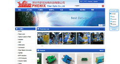 Desktop Screenshot of phenixfiber.com