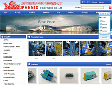 Tablet Screenshot of phenixfiber.com